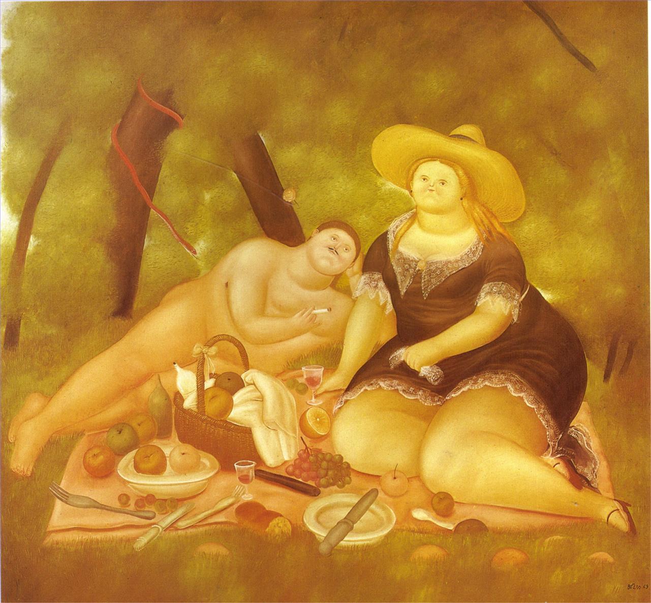 Luncheon on the Grass Fernando Botero Oil Paintings